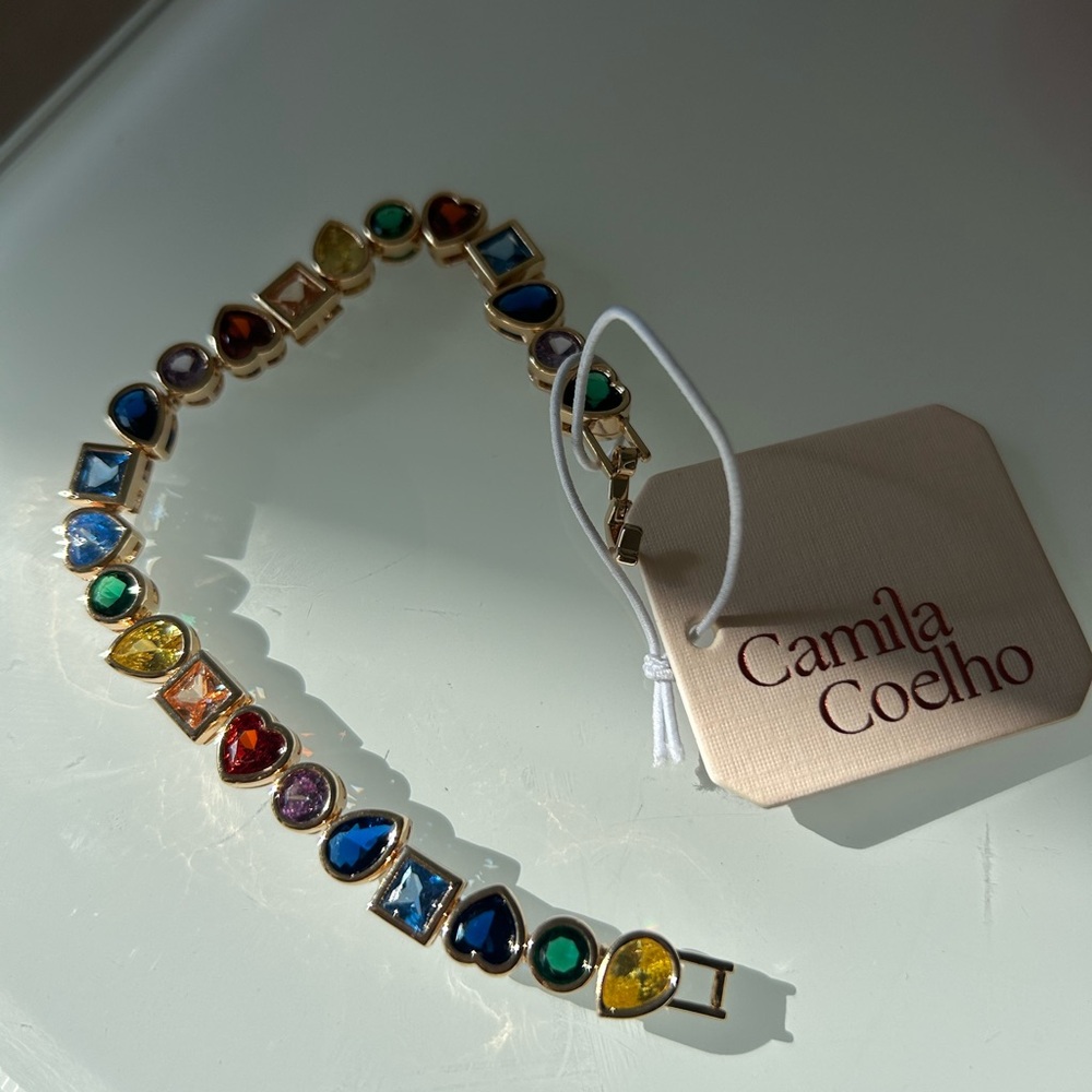 Camila Coelho colorful cubic zirconia Bracelet